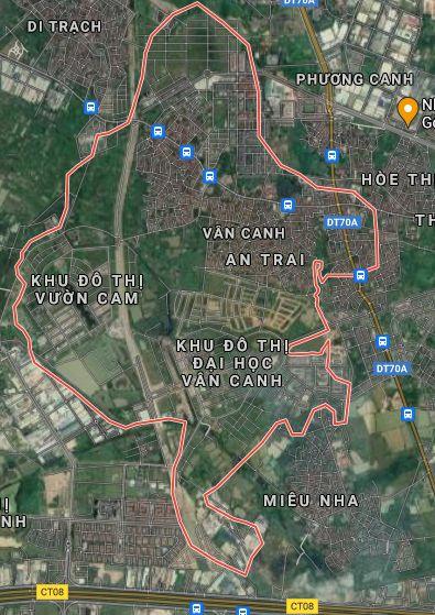 HOT! E Bán Đất Dịch Vụ 25,2Ha Vân Canh, 46 M2,Mặt Tiền ~4m có 102 trên thị trường hiện nay