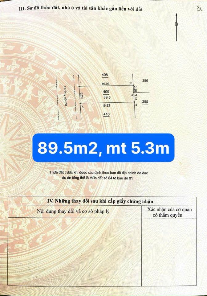 E cần bán gấp lô đất rất đẹp 89 m2, Giá chỉ 1xxtr/m2 tại 4.5ha Vân Canh. SĐCC giao dịch ngay