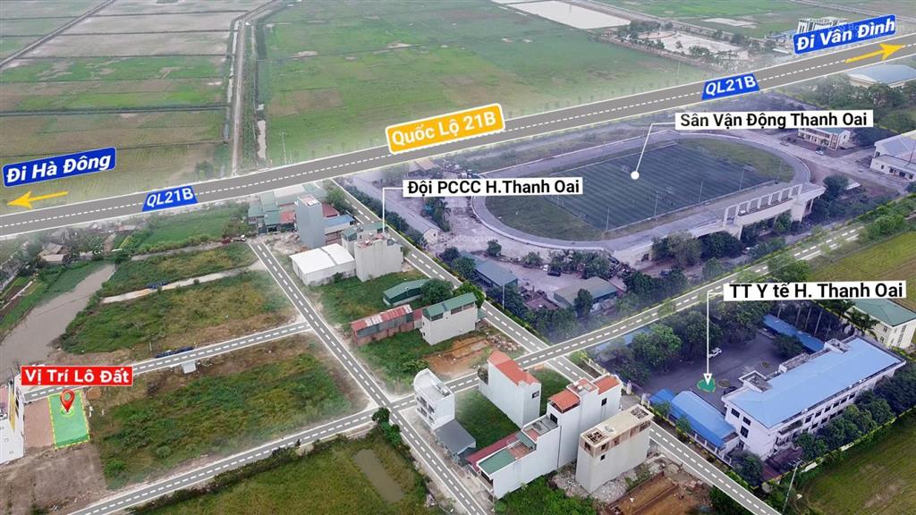 105m2 đất đấu giá my hạ 3 thoáng trước sau mt5m phân lô ô tô tránh thanh oai