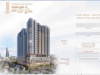 Bán gấp căn hộ cao cấp the grand manhattan3pn,2wc,104m (q1),trung tâm hành chính tp.hcm, giá15 tỷ