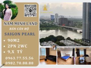 Hải yến 0963 775 ***  bán căn hộ saigon pearl 2 phòng ngủ  tầng cao, view sông, full nội thất