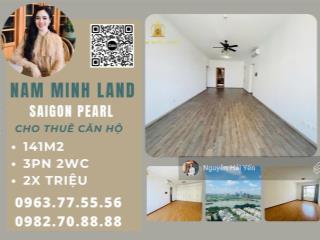 Hải yến 0963 775 *** cho thuê căn hộ saigon pearl 3 phòng ngủ,nhà trống, tầng cao, view sông sài gòn