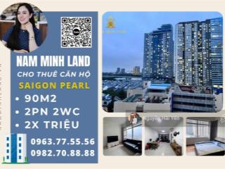 Hải yến 0963 775 *** cho thuê căn hộ saigon pearl 2 phòng ngủ view sông sài gòn, nội thất đầy đủ