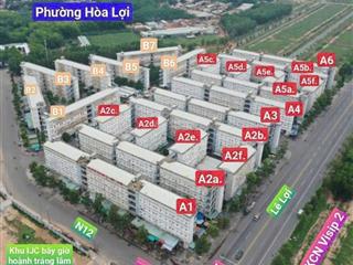 57 m2, mặt tiền becamex hòa lợi, sổ hồng 1,350 tỷ, sài gòn mua được, cho thuê 5,5 triệu / tháng