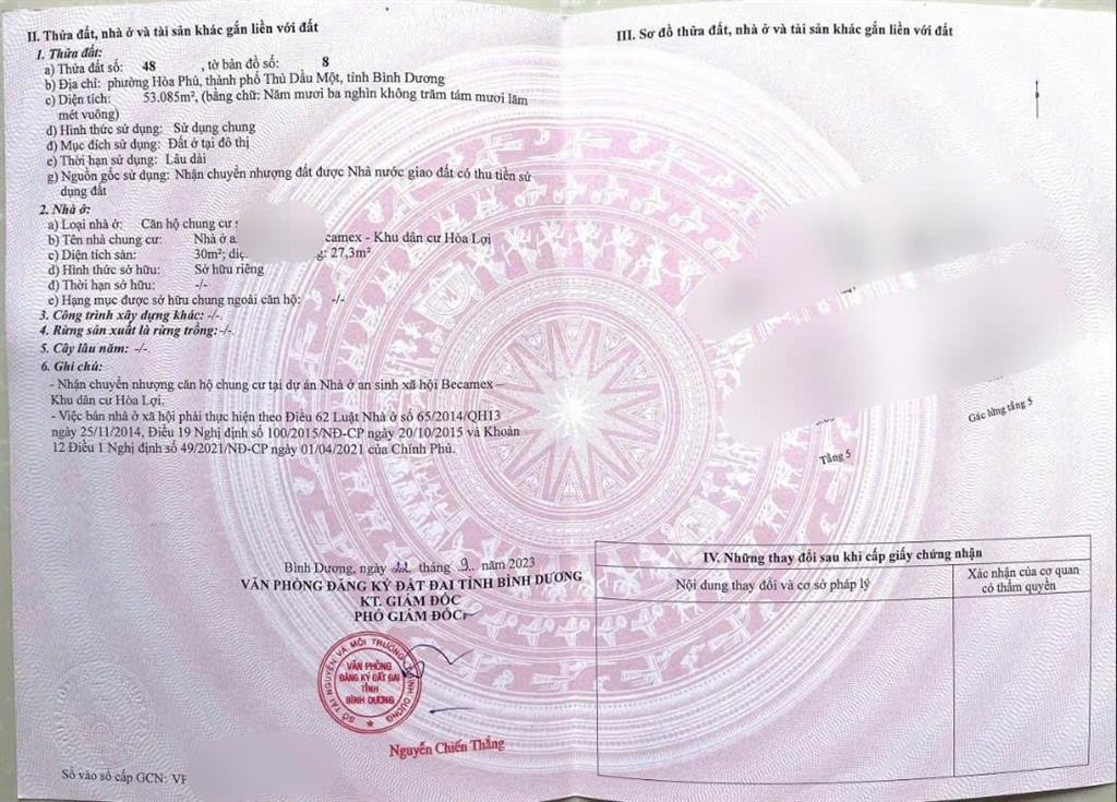 Chung cư đồng an, full nội thất 206 triệu. kế hòa lợi. thuê được 2,5 triệu/th, toàn quốc mua được