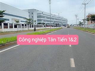 Bán đất thổ cư mặt tiền xuyên tâm 32 ngay kcn tân tiến sát tuyến 2 giá 245tr