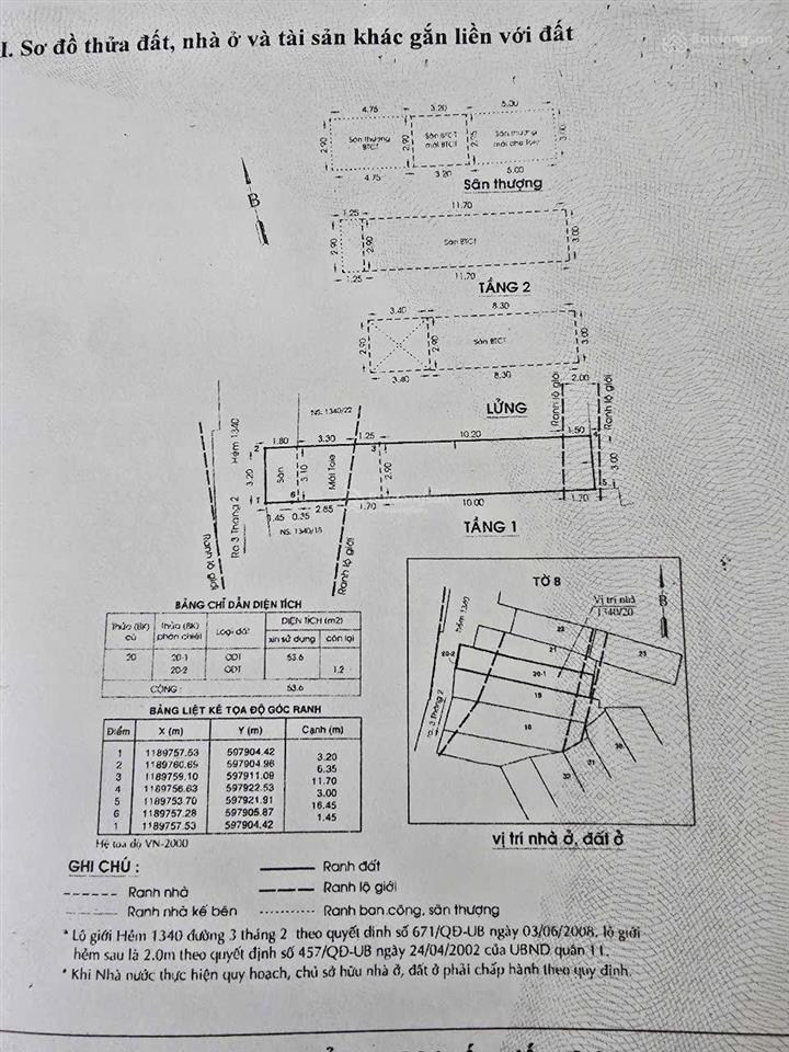 Chính chủ bán nhà 4 tầng đường 3/2 quận 11 chỉ 6.7 tỷ