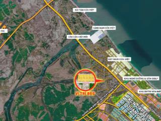Block 5 lô f0 full thổ cư, hạ tầng tốt, tiện ích đầy đủ xã nam cửa việt