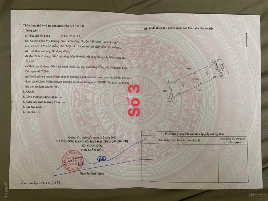 Chính chủ bán 2 lô liền kề đối diện kcn quảng trị (vsip8) giá f0 đầu tư