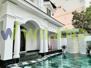 Bán biệt thự nghĩ dưỡng kiểu pháp có hồ bơi đường hồ quý ly cách biển bãi sau 100m giá cực thấp
