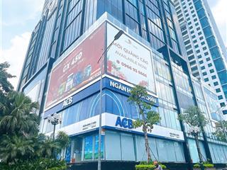 Sàn thương mại tầng 1 tòa gold tower 275 nguyễn trãi  lô góc 3 thoáng  hđ thuê 50tr/th