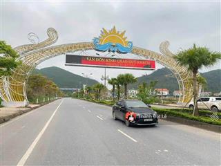 Cơ hội vàng sở hữu đất biệt thự 300m2 ven biển duy nhất tại kđt đoàn kết  vân đồn, quảng ninh