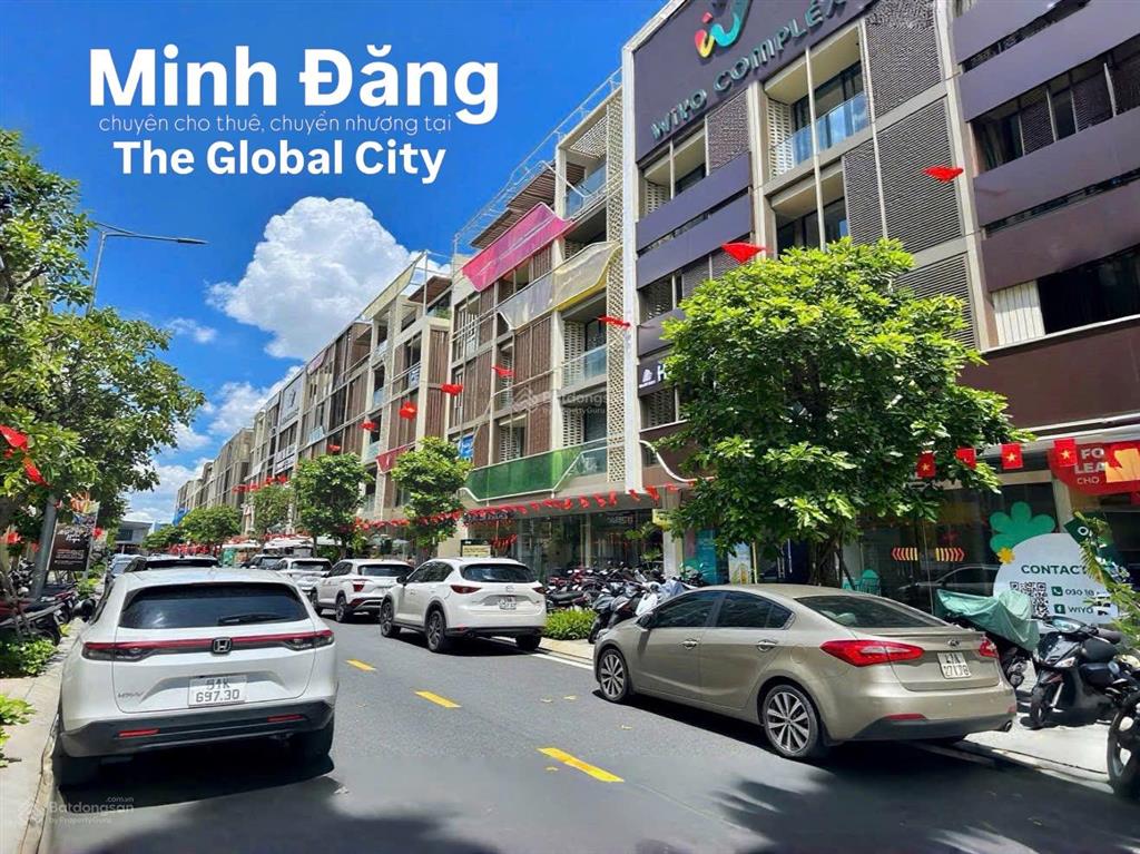 31.5 tỷ shophouse soho the global city 95m2, 5 tầng 7pn 6wc, gần wijo complex, sổ hồng lâu dài