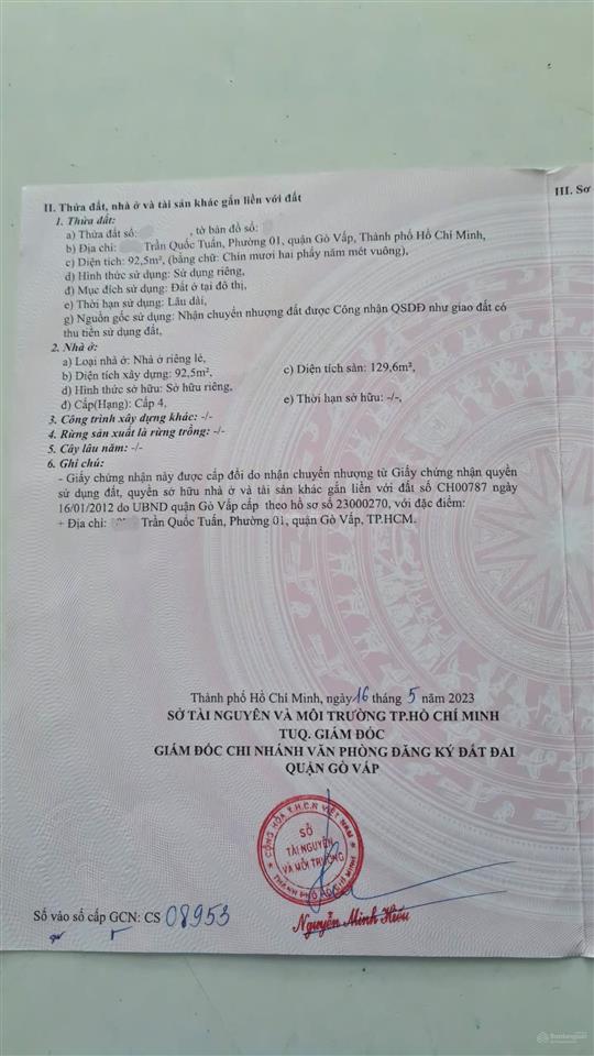 Giáp bình thạnh, gần sân bay, sát mt, sát p v đồng, p v trị, ngay emart * 110m2 + c4 * hơn 9 tỷ tl