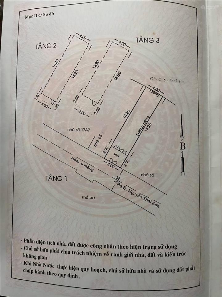 Mặt tiền k doanh, xe tải, sát nguyễn thái sơn, gần phạm văn đồng, sân bay *68m2 x 4tầng* hơn 11 tỷ