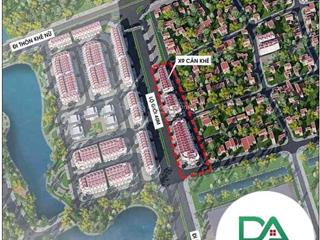Bán đất đấu giá x9 cán khê, nguyên khê, đông anh mặt đường 40m kinh doanh view công viên