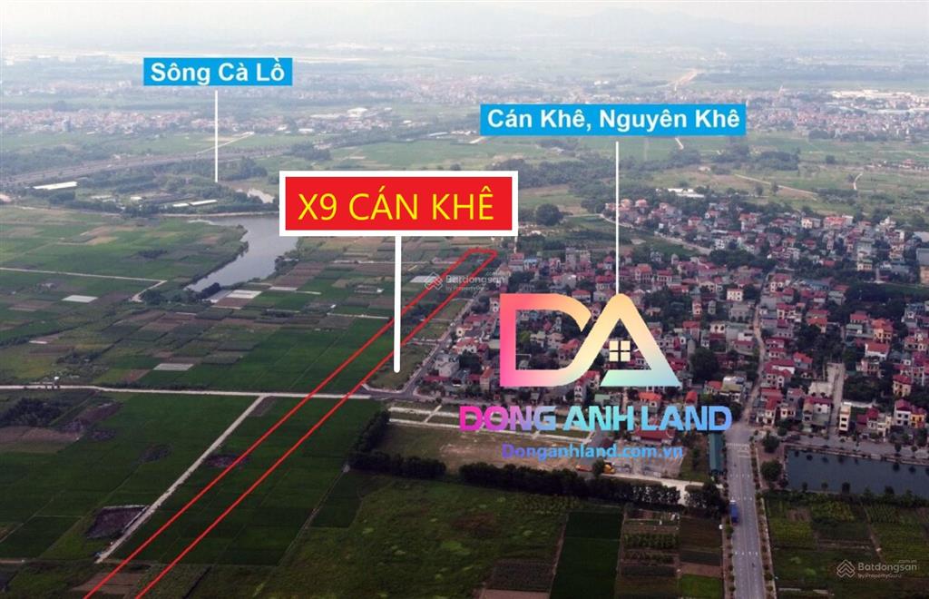 Bán đất đấu giá x9 cán khê, nguyên khê, đông anh mặt đường 40m kinh doanh view công viên