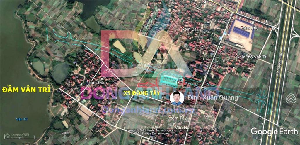 Bán đất đấu giá x5 đông tây, vân nội, đông anh gần cầu nhật tân