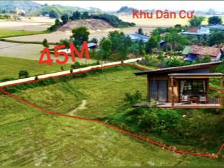 Bán 45m mặt tiền đường giá chỉ 330tr, khu dân cư sổ hồng đầy đủ