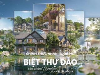 Chỉ 483 căn biệt thự đảo  phiên bản giới hạn tại eco retreat với diện tích mặt nước 11 hecta