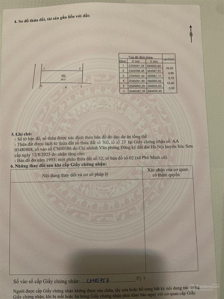 Bán đất ở full thổ lô 2 đường 2  phú minh cực đẹp (gần sân bay nội bài)