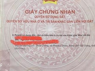 Bán đất 530m tại phương thiện, hà giang, giá tốt 750tr vnd