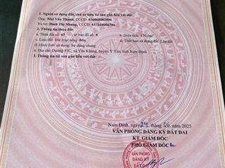 Đất tại xã yên khang, ý yên, nam định