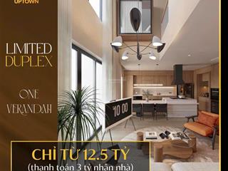 Giỏ hàng bán duplex one verandah  liền kề đảo kim cương  ngân hàng hỗ trợ  dự án đã có sổ hồng