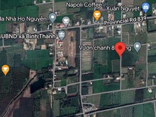 Bán đất giá tốt tại đt 839, bình thành, đức huệ, long an, 1,65 tỷ, 2100m2
