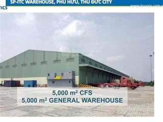 Cần cho thuê kho tiêu chuẩn trong cảng phú hữu quận 9