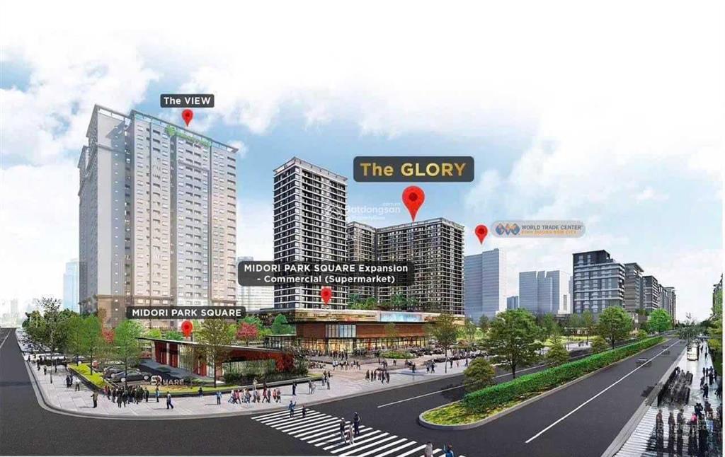 Cơ hội vàng tại midori the glory sở hữa căn hộ 2pn/62m² chỉ với 20% vốn ban đầu