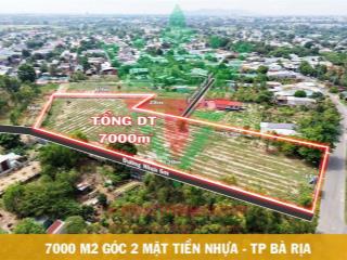 bán gấp 7000 m2 góc 2mt tiếp giáp 164m đường nhựa giá rẻ 2 triệu/m2