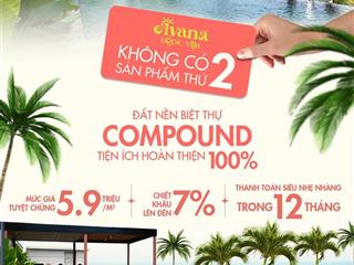 Đất nền biệt thự biệt thự 12x42m 100 TC SHR tiện ích hoàn thiện gần biển HCM giá chỉ