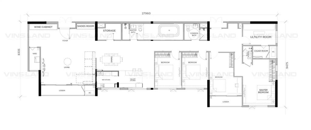 Căn 4pn diện tích rộng tại the senique hanoi. chiết khấu cao nhất thị trường. đơn giá cực tốt