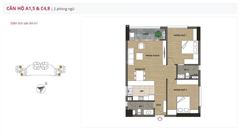 Bán căn 2pn/84m2 view nội khu ciputra/ pháp lý rõ ràng/ nhà nguyên bản cdt/ giá 8.2 tỷ (ctl)