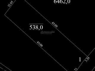 Bán đất cực đẹp  giá rẻ bất ngờ 538m2,vị trí đắc địa, đường rộng 7m, mặt tiền 12m, ô tô tránh