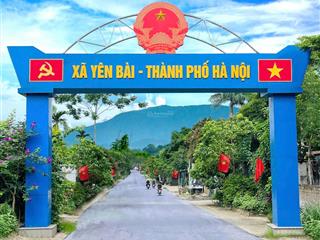 Bán 3 lô đất đẹp như hoa hậu tại xã yên bài ba vì