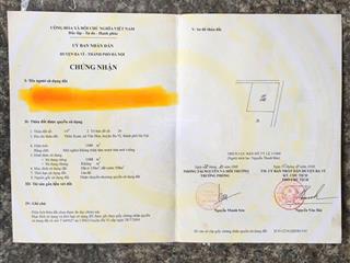 Bán lô đất đẹp nhất xã vân hòa sở hữu 3 mặt tiền