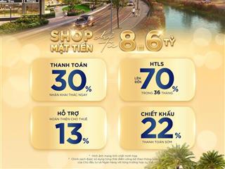 Mở bán shop mặt tiền kinh doanh ngay chỉ từ 8,6 tỷ