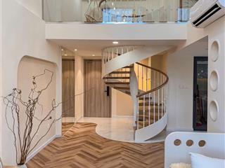 Duplex citi grand3tỷ8903pn80m2cao trần 5,4m, full kính trần  sàn, thanh toán 30 tháng