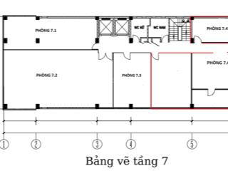 Toà nhà 1,800m2  mặt tiền hồ xuân hương  ngang 15m  cho thuê 500tr/th
