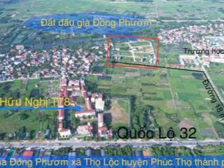 Bán đất đấu giá đồng phươm, tích lộc, phúc thọ
