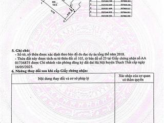 Lô đất tiềm năng tại tân xã  thạch thất