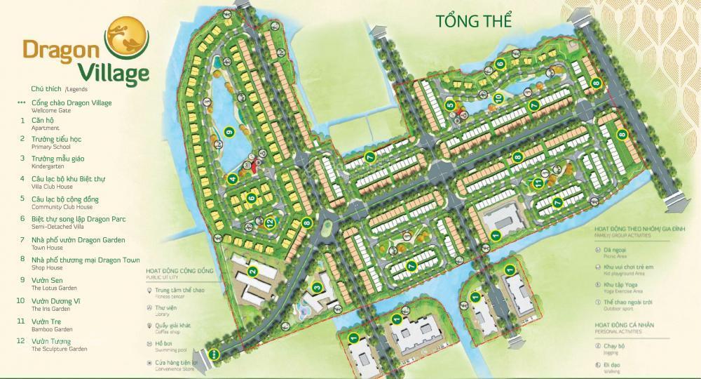 Chính chủ bán căn shophouse dragon village, đường 30m, 8.4 tỷ, có sổ hồng.  thư 0902 361 ***