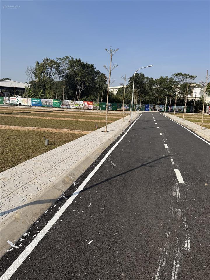 Bán đất nền hoà lạc  đh quốc gia 100m2 full thổ cư, mặt tiền 8m, đường trước 20m, giá 2,5 tỷ