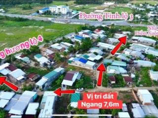 Chỉ 620tr cho 1 lô đất nằm ngay nút giao lên cao tốc bắc nam xã suối cát. khu vực đông dân cư