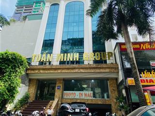 Rất cần bán, siêu phẩm cho khách mua tích sản, tòa nhà 9 tầng phố trần thái tông 125m2*8.1mm mt