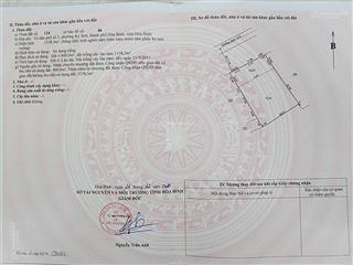 Bán mảnh qlo6 đất phường kỳ sơn, (đất ở đô thị)