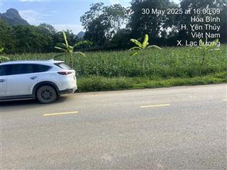 Bán đất tại quốc lộ 12b, lạc lương, yên thủy, hòa bình, giá cực chất 12 triệu / m2, 3114 m2