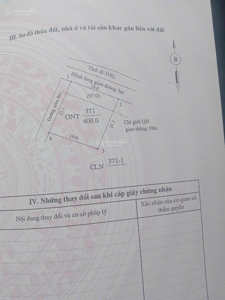 Bán đất mặt tỉnh lộ 316 tân minh, thanh sơn, phú thọ, 400 m2 đẹp, nhiều tiện ích